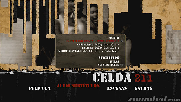 menú Celda 211 Blu-ray - 2