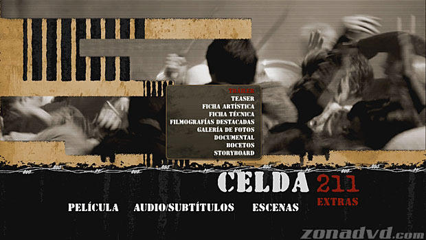 menú Celda 211 Blu-ray - 4