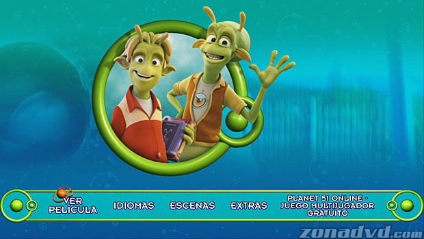 menú Planet 51 Blu-ray - 1
