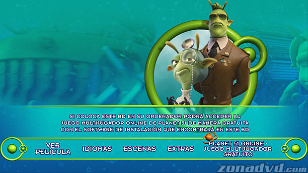 menú Planet 51 Blu-ray - 5