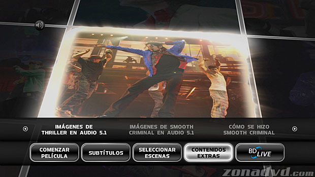 menú This Is It (Michael Jackson) Blu-ray - 4