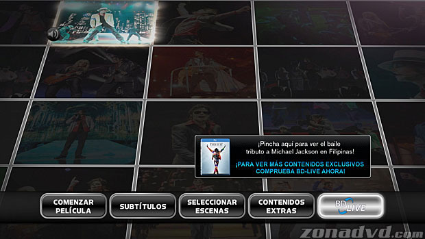 menú This Is It (Michael Jackson) Blu-ray - 5