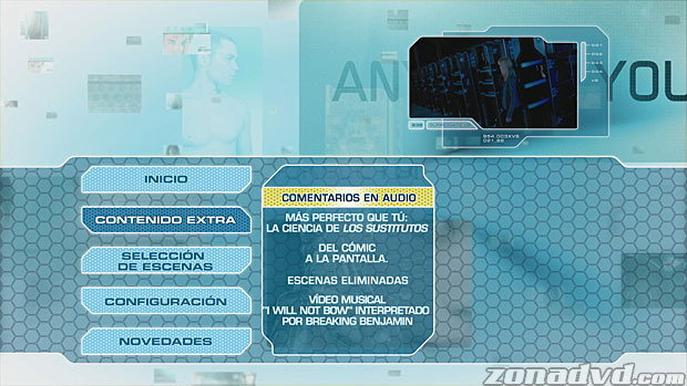 menú Los Sustitutos Blu-ray - 2