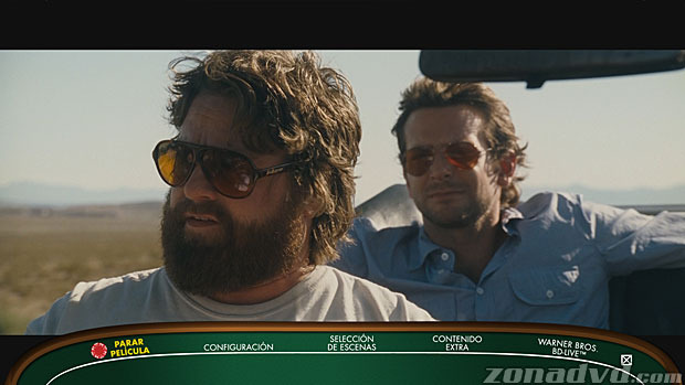 menú Resacón en Las Vegas Blu-ray - 1