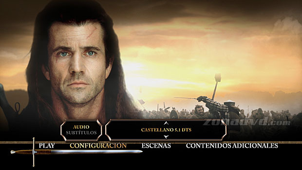 menú Braveheart Blu-ray - 2