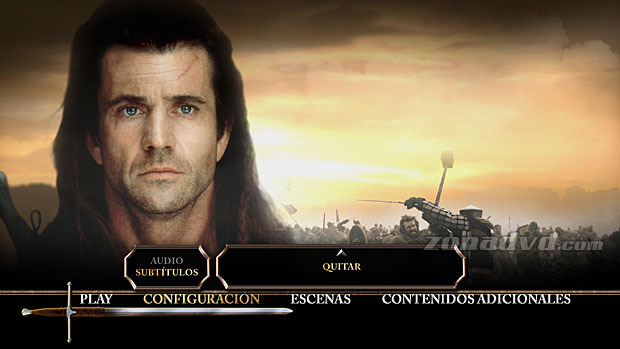 menú Braveheart Blu-ray - 3
