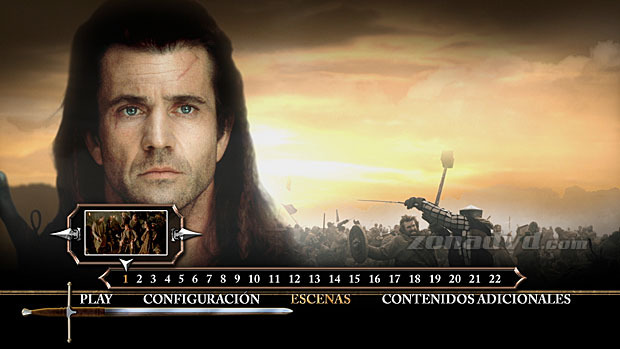 menú Braveheart Blu-ray - 4