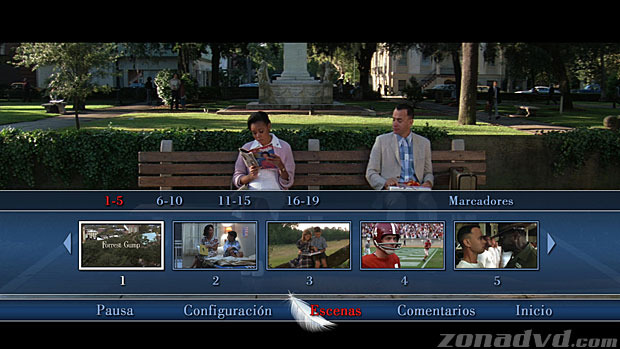 menú Forrest Gump Blu-ray - 4