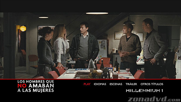 menú Millennium 1: Los Hombres que no Amaban a las Mujeres Blu-ray - 2