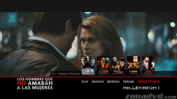 menú Millennium 1: Los Hombres que no Amaban a las Mujeres Blu-ray - 5