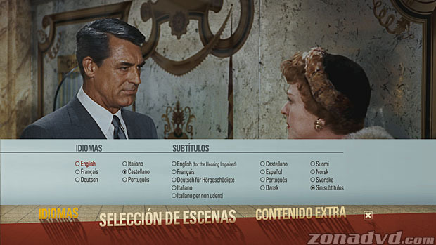 menú Con la Muerte en los Talones Blu-ray - 2