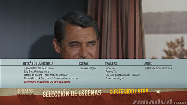 menú Con la Muerte en los Talones Blu-ray - 4