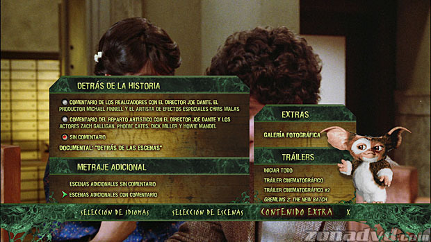 menú Gremlins Blu-ray - 4