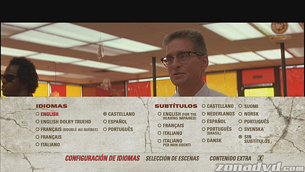 menú Un Día de Furia Blu-ray - 2