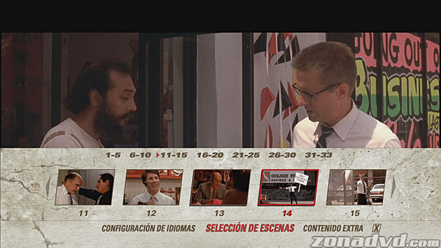 menú Un Día de Furia Blu-ray - 3