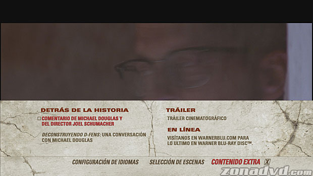 menú Un Día de Furia Blu-ray - 4