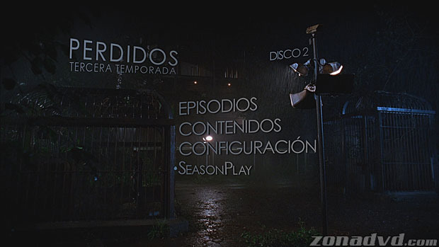 menú Perdidos (Lost) - Tercera Temporada Blu-ray - 2