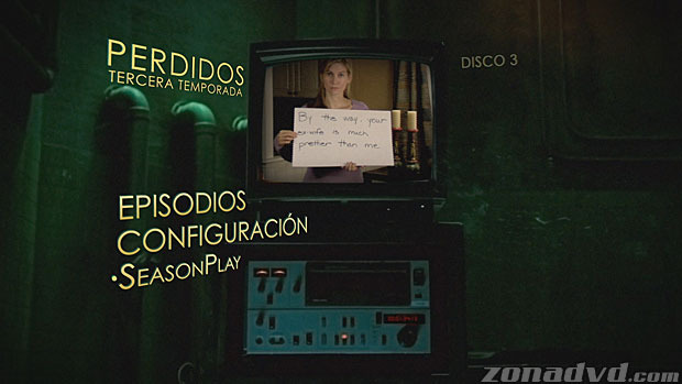 menú Perdidos (Lost) - Tercera Temporada Blu-ray - 3