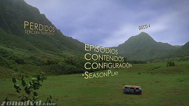 menú Perdidos (Lost) - Tercera Temporada Blu-ray - 4