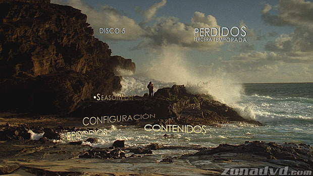 menú Perdidos (Lost) - Tercera Temporada Blu-ray - 5