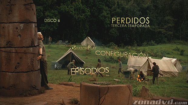 menú Perdidos (Lost) - Tercera Temporada Blu-ray - 6