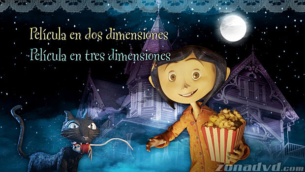 menú Los Mundos de Coraline Blu-ray - 1