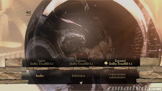 menú Dentro del Laberinto Blu-ray - 2