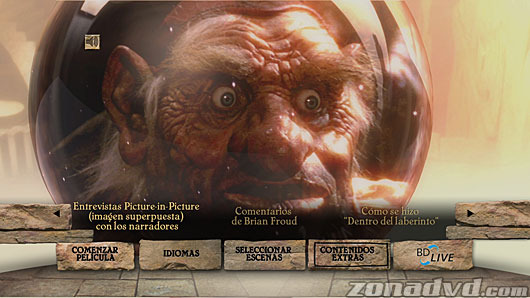 menú Dentro del Laberinto Blu-ray - 5