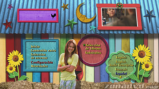 menú Hannah Montana: La Película Blu-ray - 4