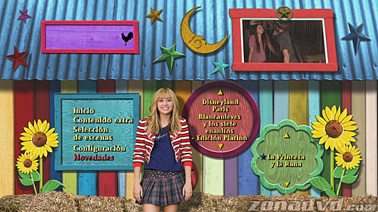 menú Hannah Montana: La Película Blu-ray - 5
