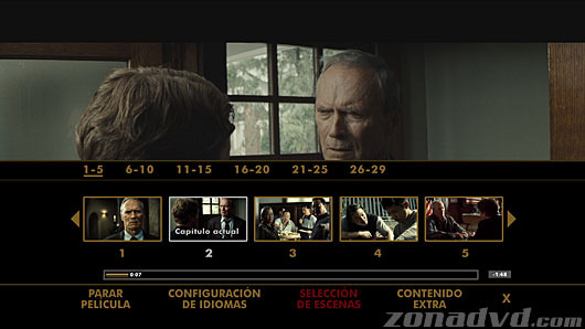 menú Gran Torino Blu-ray - 4
