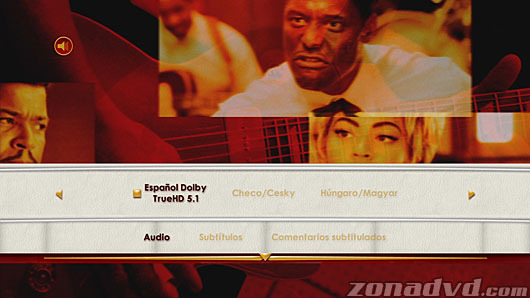 menú Cadillac Records Blu-ray - 2