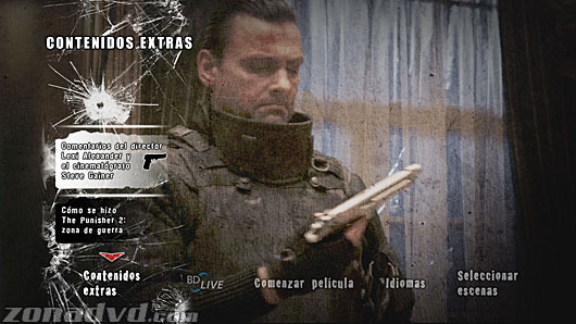 menú Pack The Punisher (El Castigador) + Punisher 2 Blu-ray - 11