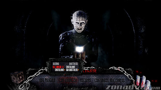 menú Hellraiser Blu-ray - 2