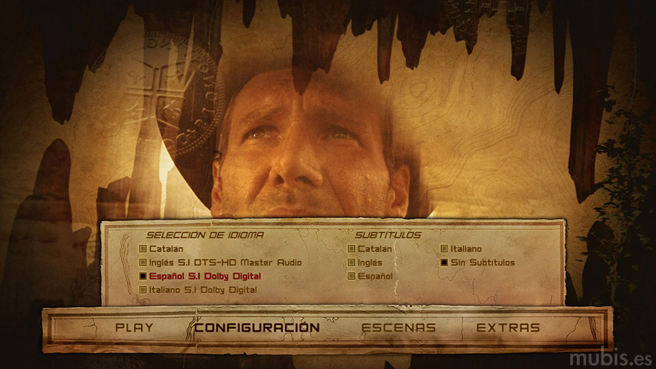 menú Indiana Jones - Las Aventuras Completas Blu-ray - 6