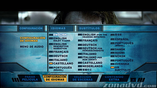 menú El Caballero Oscuro - Edición Limitada con Bat-Pod Blu-ray - 2