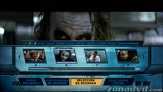 menú El Caballero Oscuro - Edición Limitada con Bat-Pod Blu-ray - 3