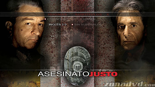 menú Asesinato Justo Blu-ray - 4