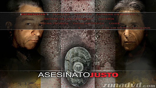 menú Asesinato Justo Blu-ray - 5