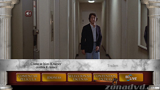 menú Kramer contra Kramer Blu-ray - 5