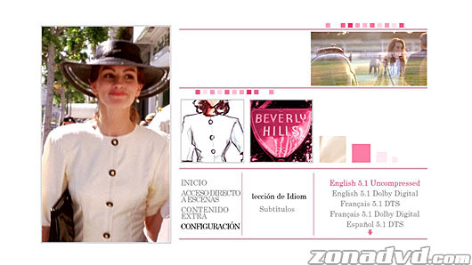menú Pretty Woman Blu-ray - 5