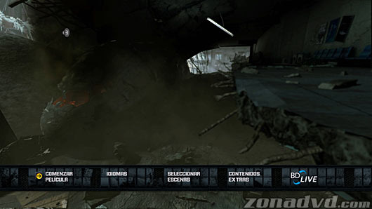 menú Resident Evil: Degeneración Blu-ray - 1