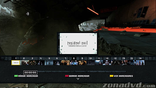 menú Resident Evil: Degeneración Blu-ray - 4