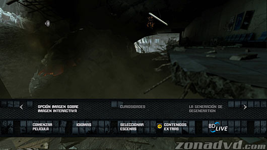 menú Resident Evil: Degeneración Blu-ray - 5