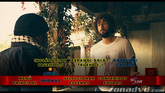 menú Zohan Licencia Para Peinar Blu-ray - 3