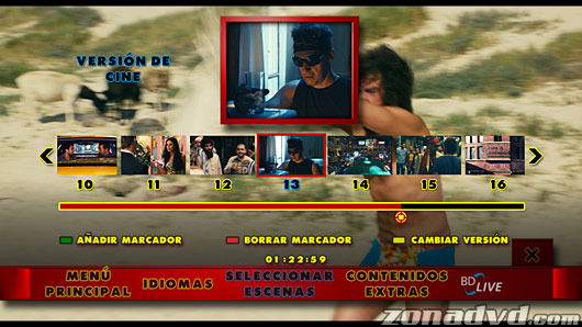 menú Zohan Licencia Para Peinar Blu-ray - 5
