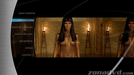 menú La Momia Blu-ray - 1