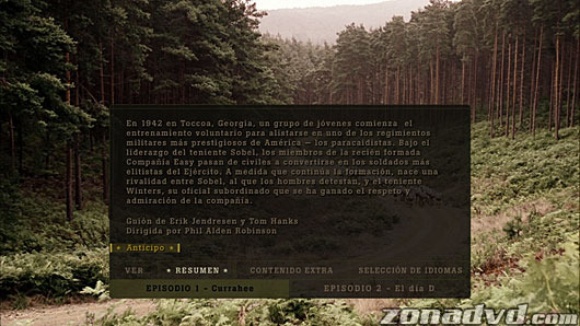 menú Hermanos de Sangre - Edición Metálica Blu-ray - 2