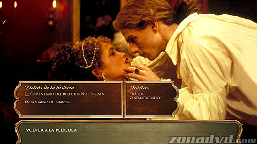 menú Entrevista con el Vampiro Blu-ray - 4