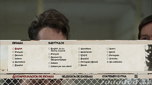 menú Alguien Voló sobre el Nido del Cuco Blu-ray - 2